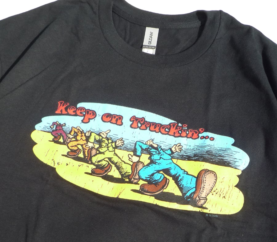 ROBERT CRUMB KEEP ON TRUCKIN' TEE | HESHDAWGZ