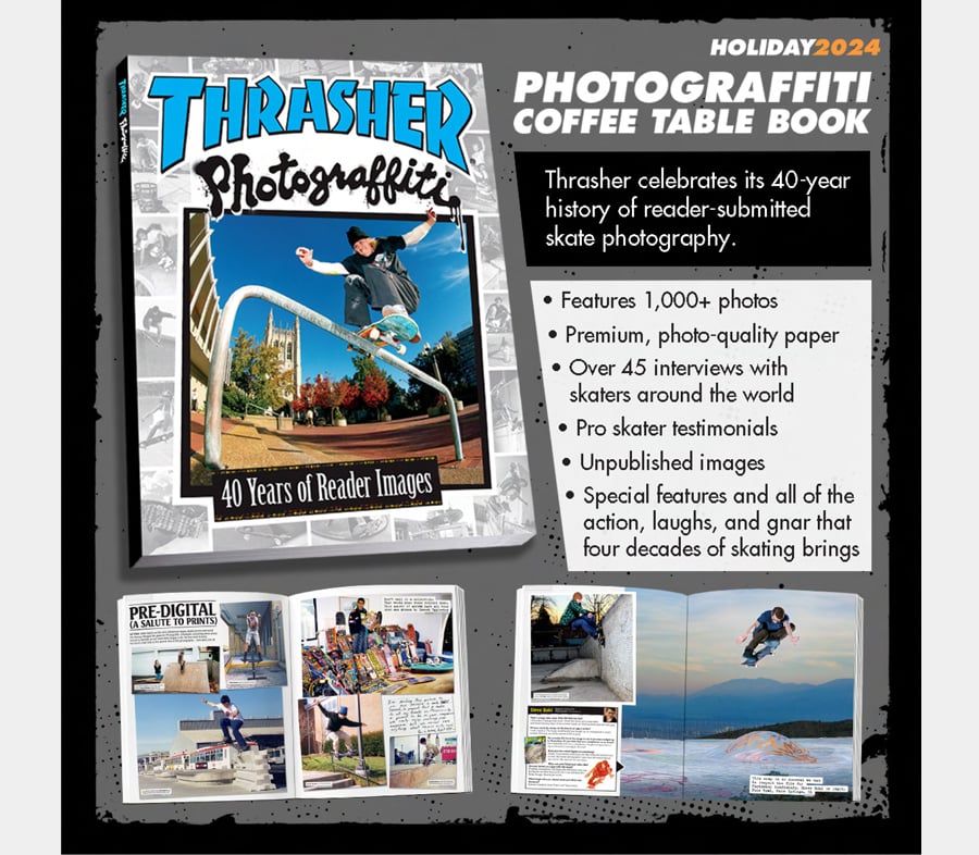 THRASHER フォトグラフィティーブック THRASHER MAGAZINE/PHOTOGRAFFITI 40 YEARS OF READER IMAGES