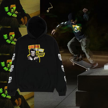 SPITFIRE ARSON BUISINESS PULLOVER HOODIE
