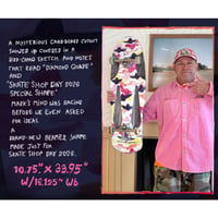 REAL OVAL BLUE FOIL DBX DECK (8.5 x 31.85inch)