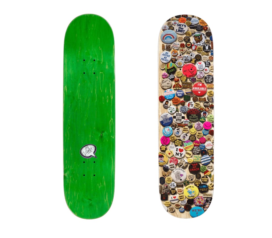 VIOLETデッキ8.25 VIOLET PINS DECK NATURAL (8 x 31.7inch, 8.25 x