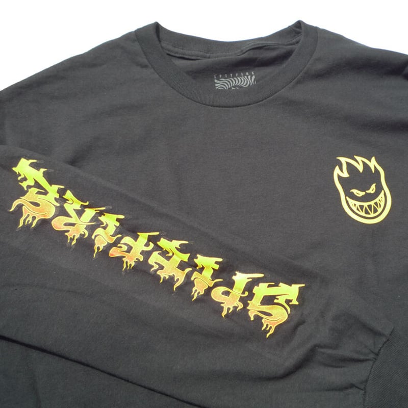 トップス 90s SPITFIRE L/S Skate Tee Lsize Black 90s SPITFIRE L/S