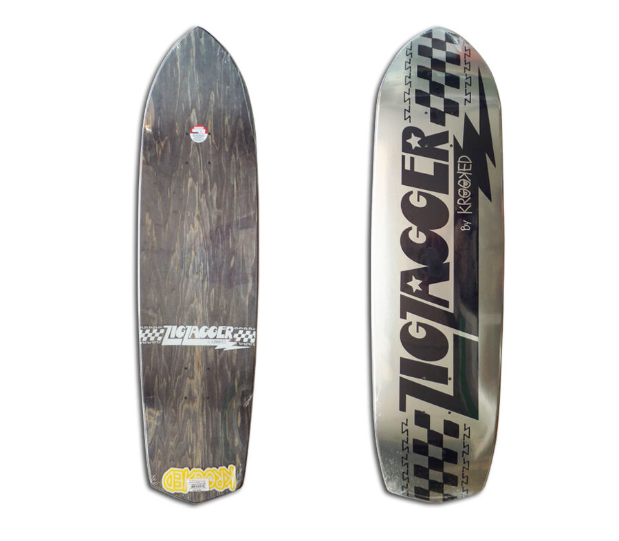 KROOKED ZIG ZAGGER DECK (8.62 x 32.18inch) SIL