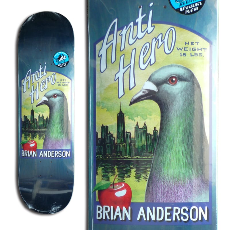 ANTI HERO BRIAN ANDERSON HOMERS DECK (8.62 x 32