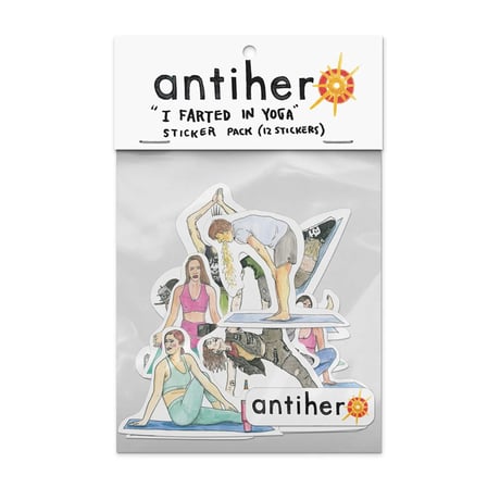 ANTI HERO MIKE GIGLIOTTI I FARTED IN YOGA STICKER PACK