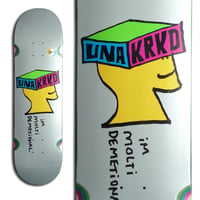 REAL OVAL BLUE FOIL DBX DECK (8.5 x 31.85inch)