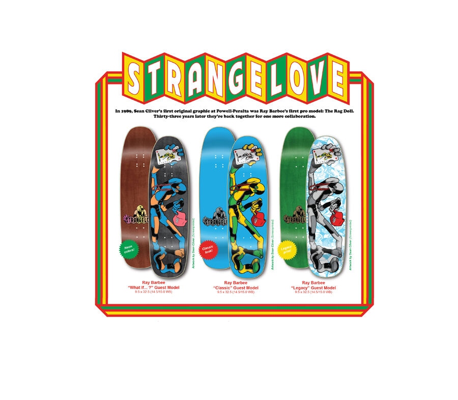 レイバービー タロット カード スケートボード STRANGELOVE x RAY BARBEE LEGACY DECK (9.5 x 32.
