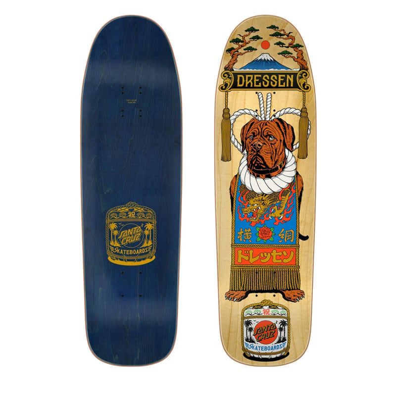SANTA CRUZ ERIC DRESSEN SUMO DOG DECK (9 x 32.3