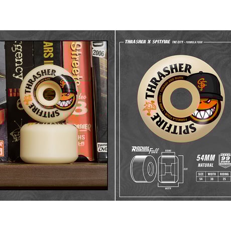 SPITFIRE x THRASHER FORMULA FOUR THE CITY WHEEL RADIAL FULL