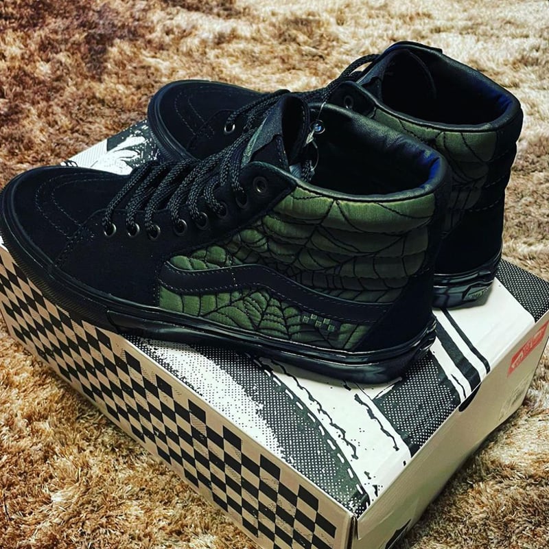 スケートボード Vans Skate Sk8-Hi Ben Kadow Spider Web VANS x BEN KADOW SK8-HI SHOES | HESHDAWGZ