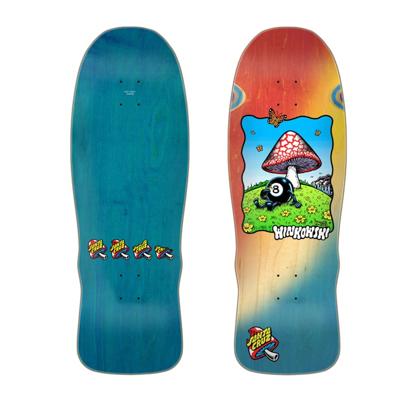 SANTA CRUZ ERICK WINKOWSKI 8BALLER SHAPED DECK SANTA CRUZ ERICK WINKOWSKI 8BALLER SHAPED DECK
