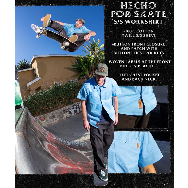 ANTI HERO HECHO POR SKATE WORK SHIRT | HESHDAWGZ