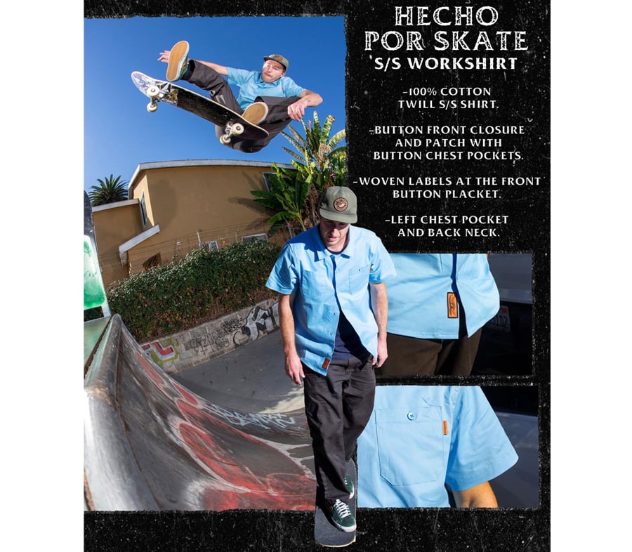 ANTI HERO HECHO POR SKATE WORK SHIRT | HESHDAWGZ