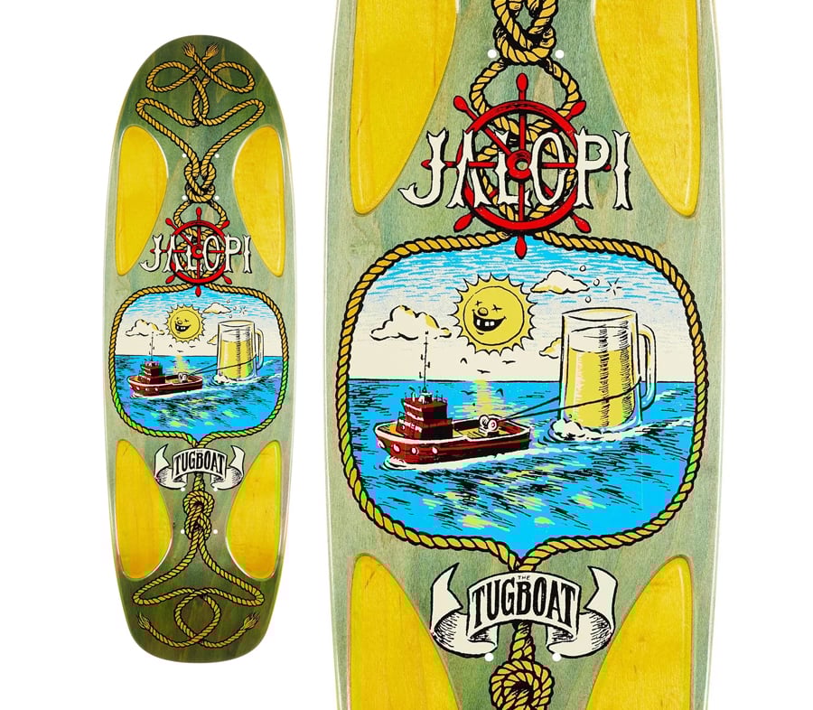 ANTI HERO JALOPI SKATE CO. TUGBOAT DECK (9.8 x