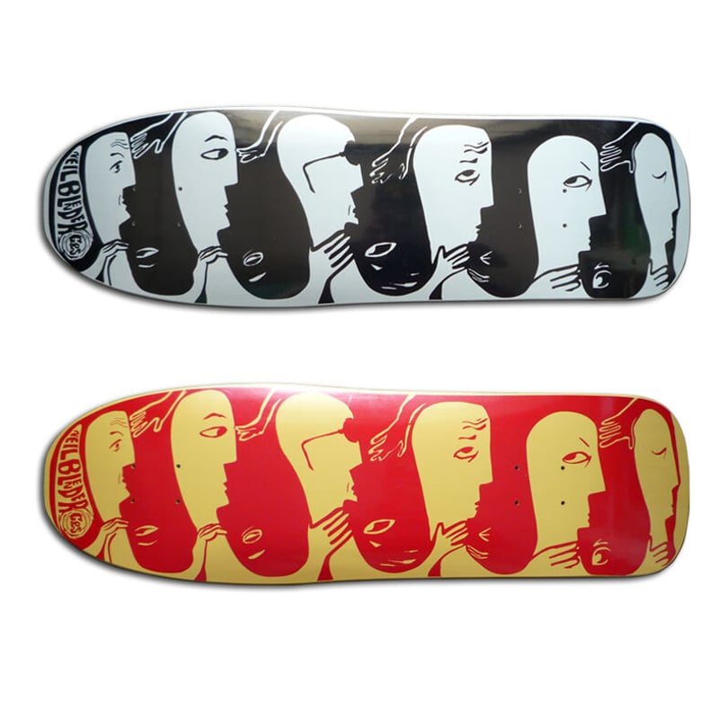 【新品未使用】G&S NEIL BLENDER MODIFIED G&S Modified 80's Neil Blender Faces Deck Seafoam Green