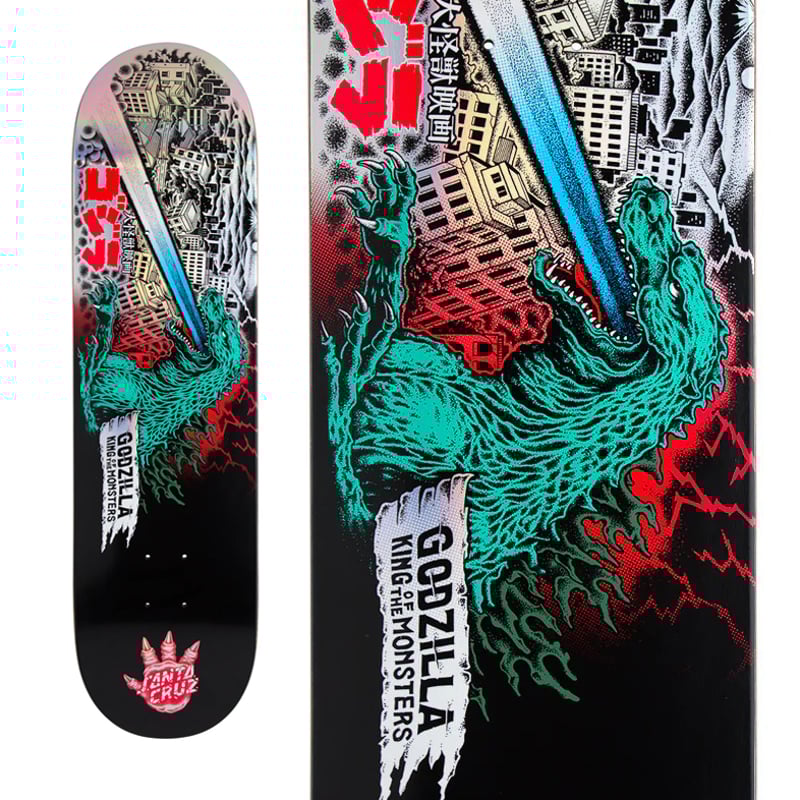 スケートボード SANTA CRUZ GODZILLA O'BRIEN REAPER DECK SANTA CRUZ x GODZILLA COREY O'BRIEN REAPER DECK