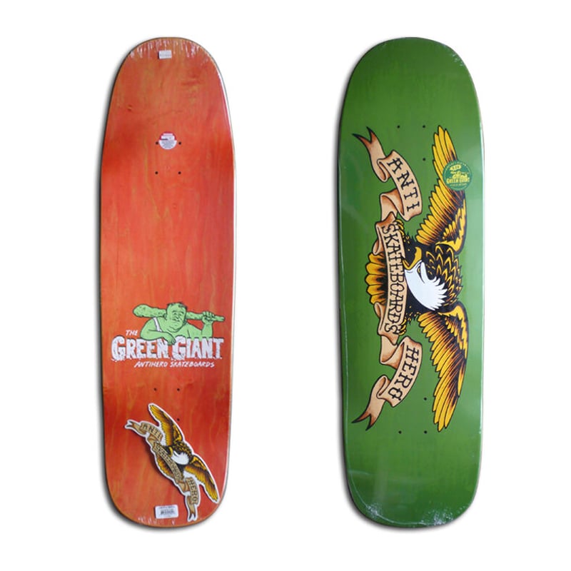 ANTI HERO SHAPED EAGLE GREEN GIANT DECK (9.56 x...