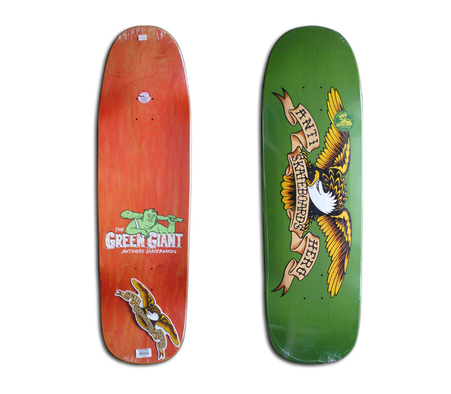 ANTI HERO SHAPED EAGLE GREEN GIANT DECK (9.56 x
