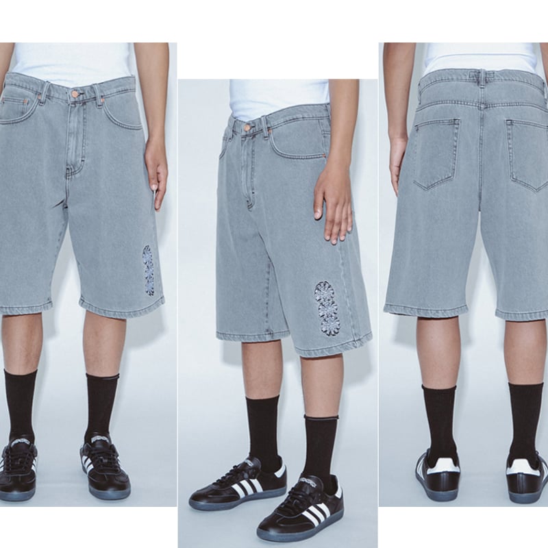 FUCKING AWESOME THREE SPIRAL DENIM SHORTS | HES