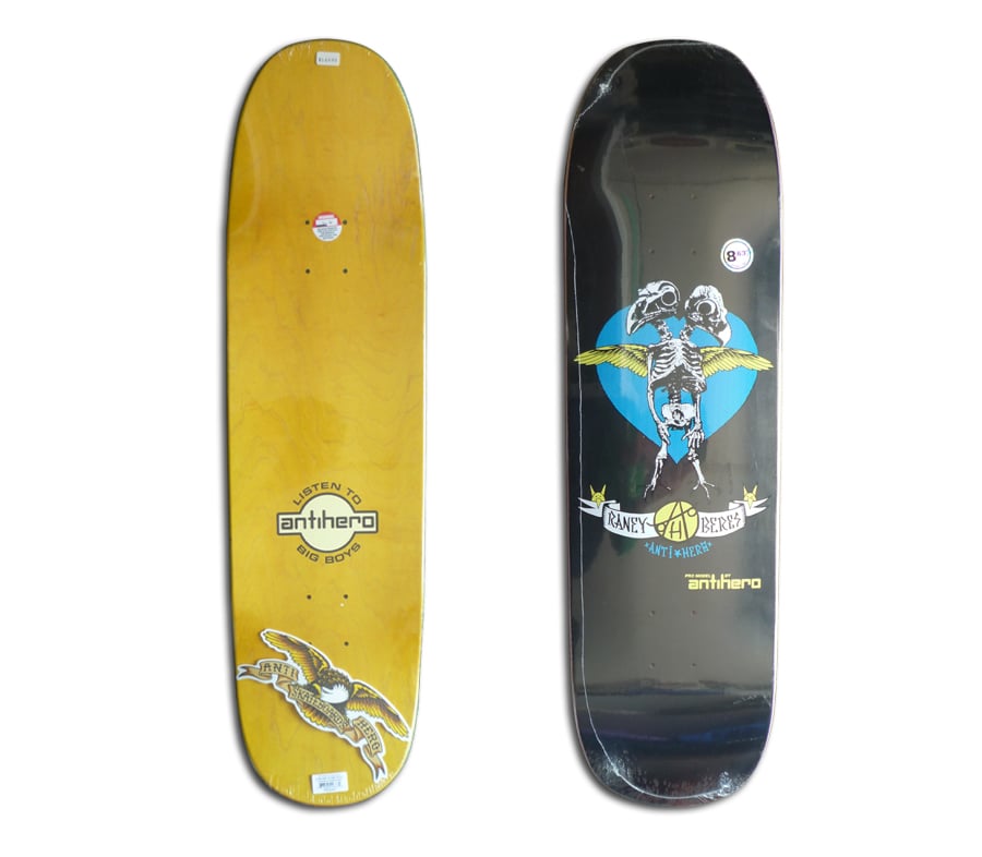 スケートボード Antihero Raney beres deck Anti Hero Raney Beres Big Bord Shape Deck Orange - Escapist
