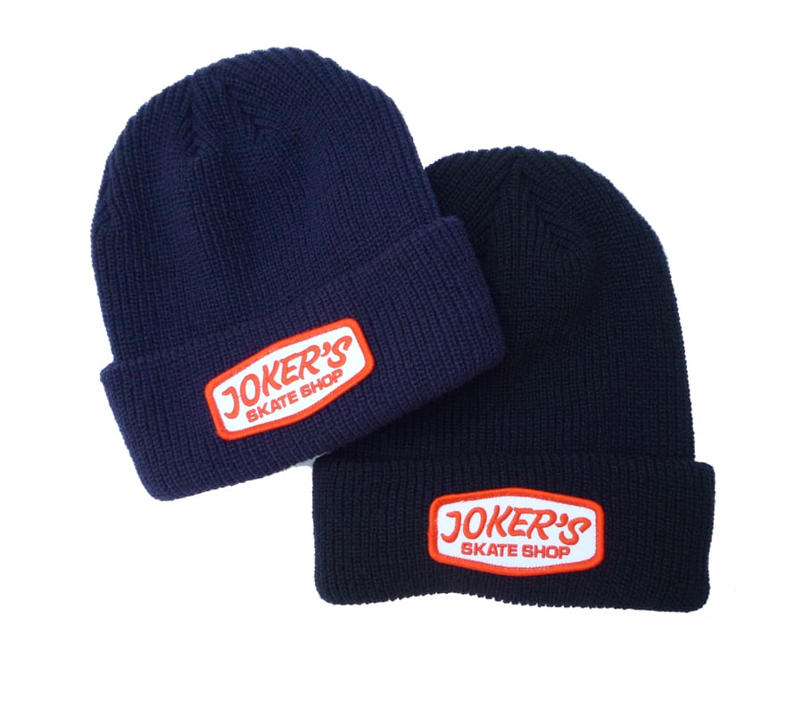 ジョーカービニー JOCKER SKATE SHOP CLASSIC LOGO PATCH BEANIE | H