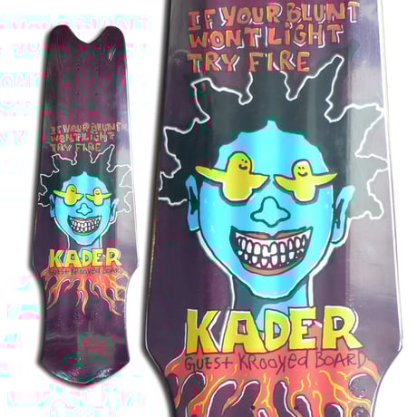 KROOKED KADER SYLLA GUEST TRI-PLANE DECK (9.75 x 33.75inch)