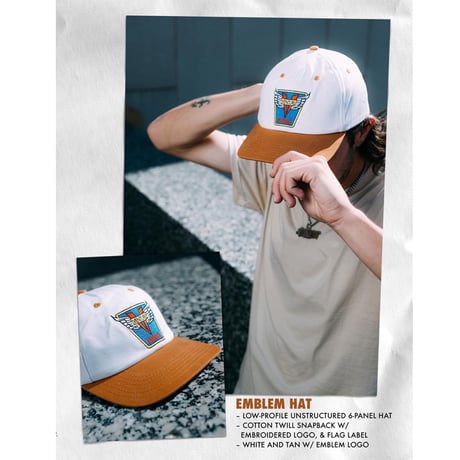 VENTURE EMBLEM STRAPBACK HAT