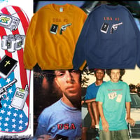 DEAR, EARLY BLIND AND VIDEO DAYS COLLECTION USA #1 CREWNECK
