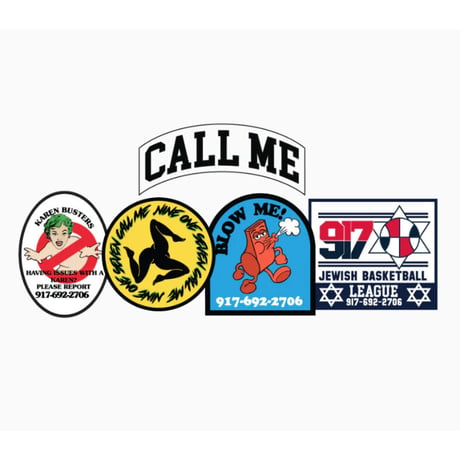 CALL ME 917  SPRING 2023 STICKER PACK