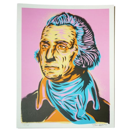 JASON ADAMS LOST HIGHWAY PRESIDENT SERIES GEORGE WASHINGTON POSTER PRINT