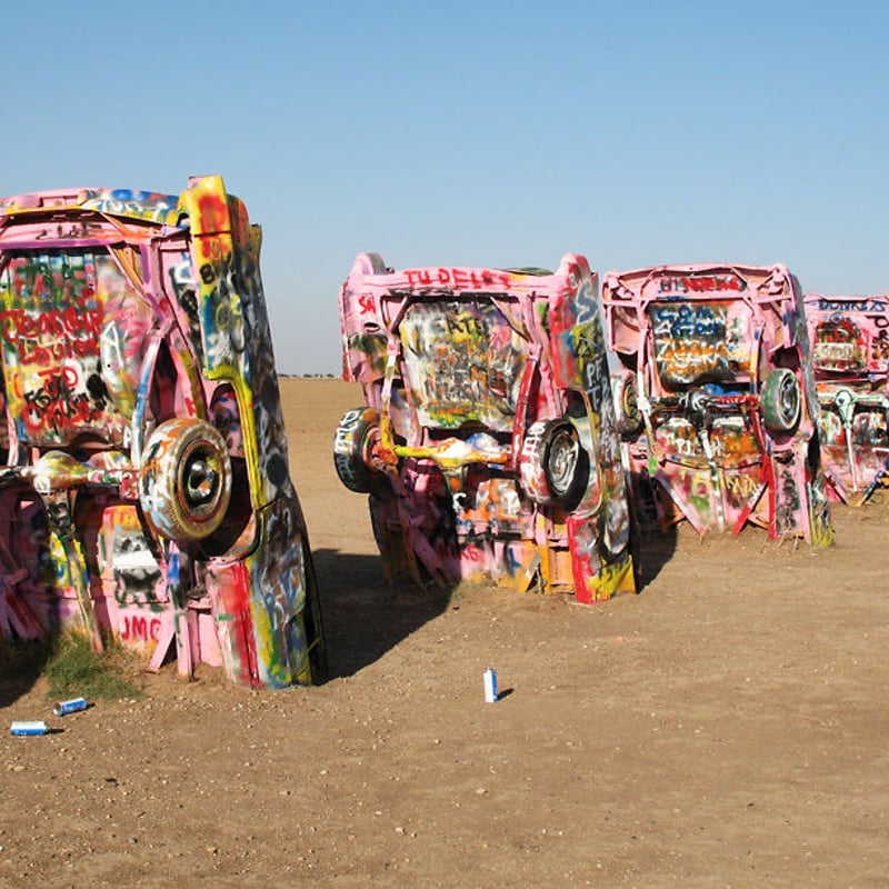 JASON ADAMS LOST HIGHWAY CADILLAC RANCH POSTER