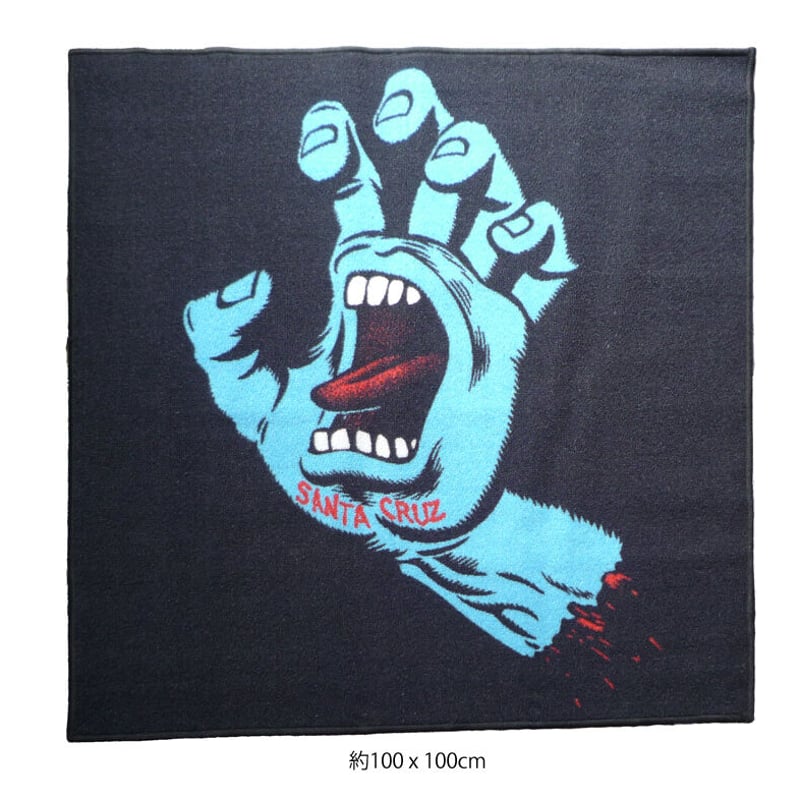 SANTA CRUZ ラグ スクリーミングハンド SANTA CRUZ SCREAMING HAND LOGO RUG | HESHDAWGZ