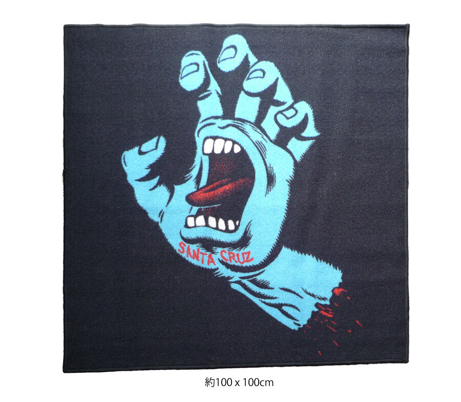 SANTA CRUZ SCREAMING HAND LOGO RUG | HESHDAWGZ