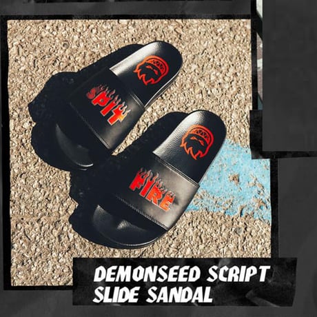 SPITFIRE DEMONSEED SCRIPT SLIDE SANDAL