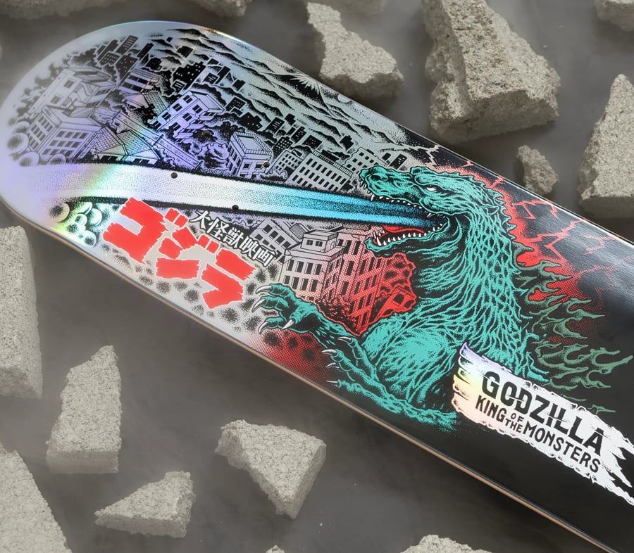 SANTA CRUZ x GODZILLA COREY O'BRIEN REAPER DECK