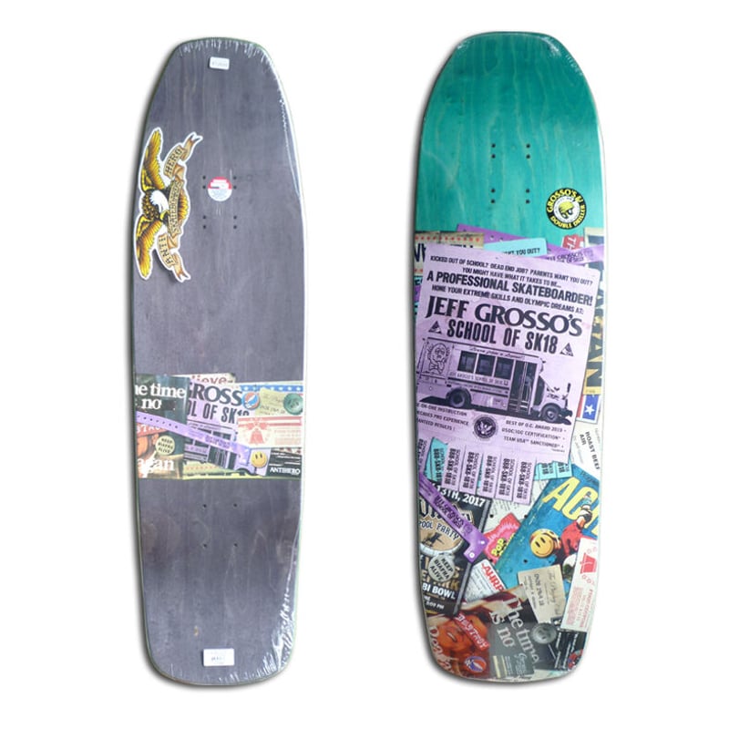 ANTI HERO JEFF GROSSO SCHOOL OF SK18 DECK (9.