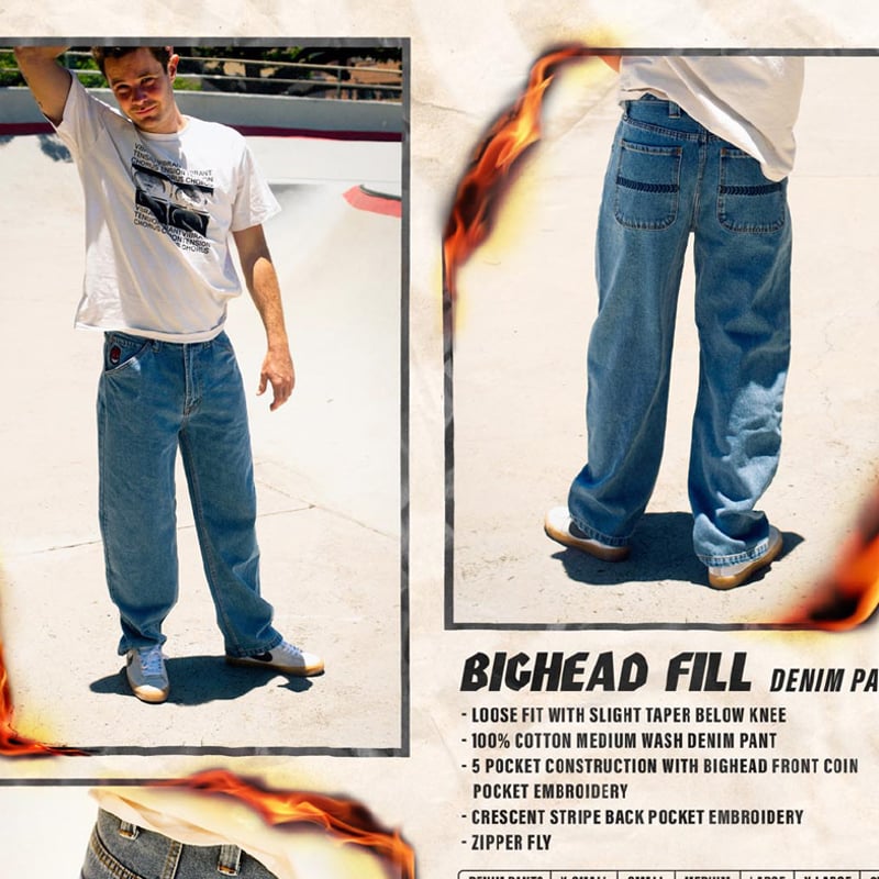 SPITFIRE BIGHEAD FILL DENIM JEANS | HESHDAWGZ