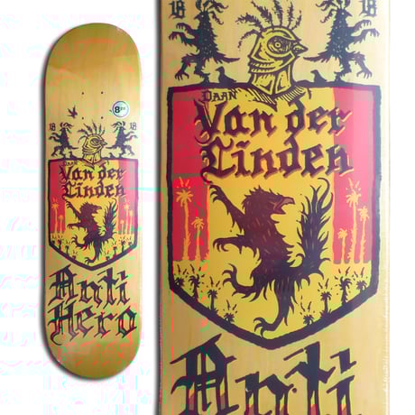 ANTI HERO DAAN VAN DER LINDEN COAT OF ARMS DECK (8.28 x 31.7inch)