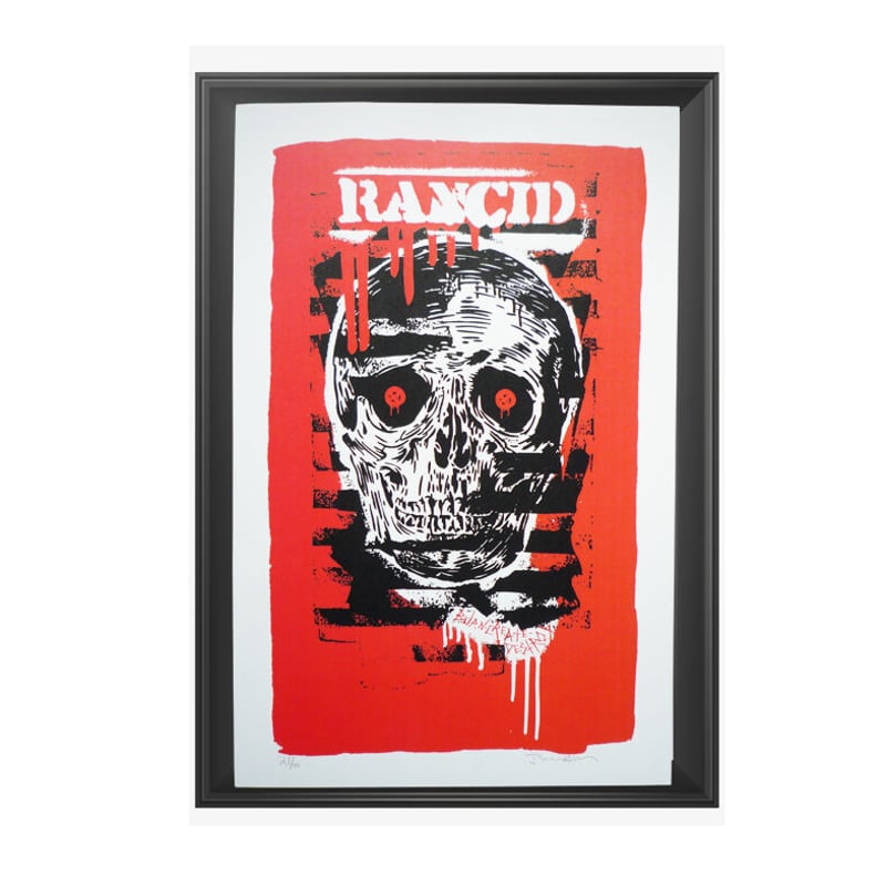 JASON ADAMS RANCID POSTER PRINT | HESHDAWGZ