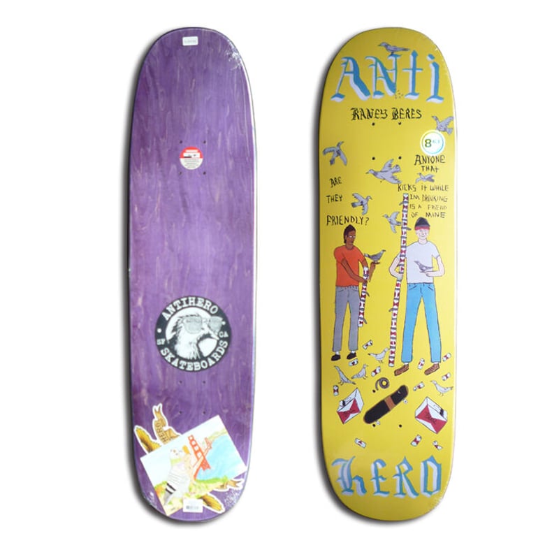 スケートボード Antihero Raney beres deck ANTIHERO Raney Beres BOZOS DECK / 8.25 (アンチヒーロー