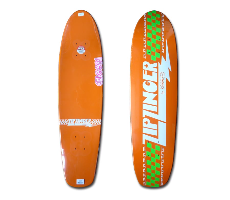 KROOKED ZIP ZINGER DECK ORANGE (7.75 x 30inch)