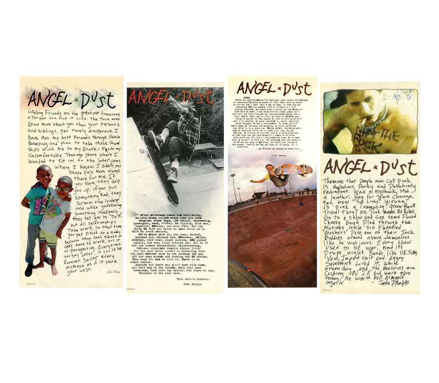 洋書 Thrasher / ANGEL DUST / Jake Phelps Thrasher Magazine - Jake Phelps Angel Dust Collection
