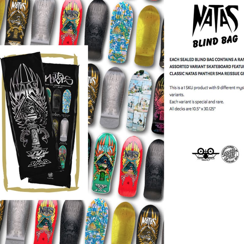 SANTA CRUZ KAUPAS REISSUE SMA PANTHER BLIND BAG
