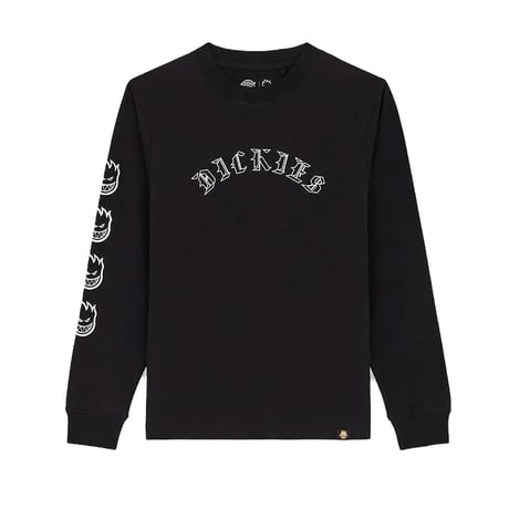 DICKIES SKATEBOARDING x SPITFIRE L/S TEE BLACK