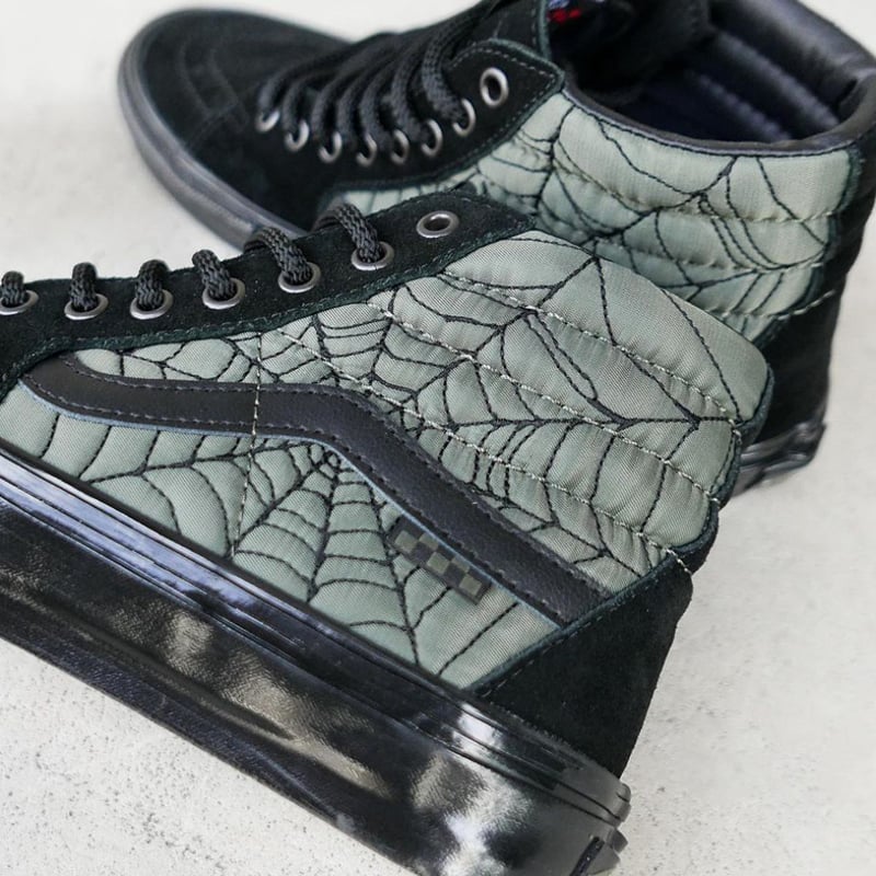 スケートボード Vans Skate Sk8-Hi Ben Kadow Spider Web VANS x BEN KADOW SK8-HI SHOES | HESHDAWGZ
