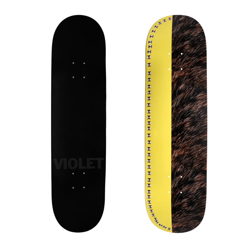 VIOLET STUDDED BANANA BEAR DECK (8 x 31.7inch,
