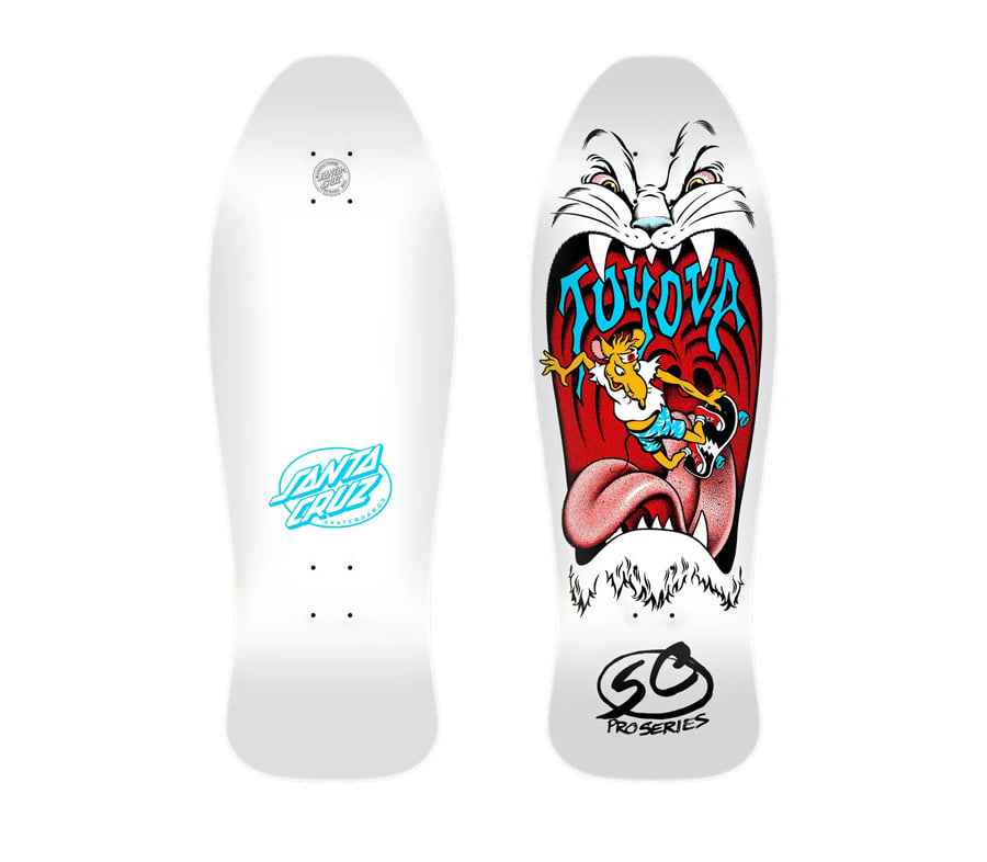 SANTACRUZ TOYODAモデル　オリジナル　デッキ　デッドストック SANTA CRUZ MITSUGU TOYODA REISSUE DECK (10.35 x