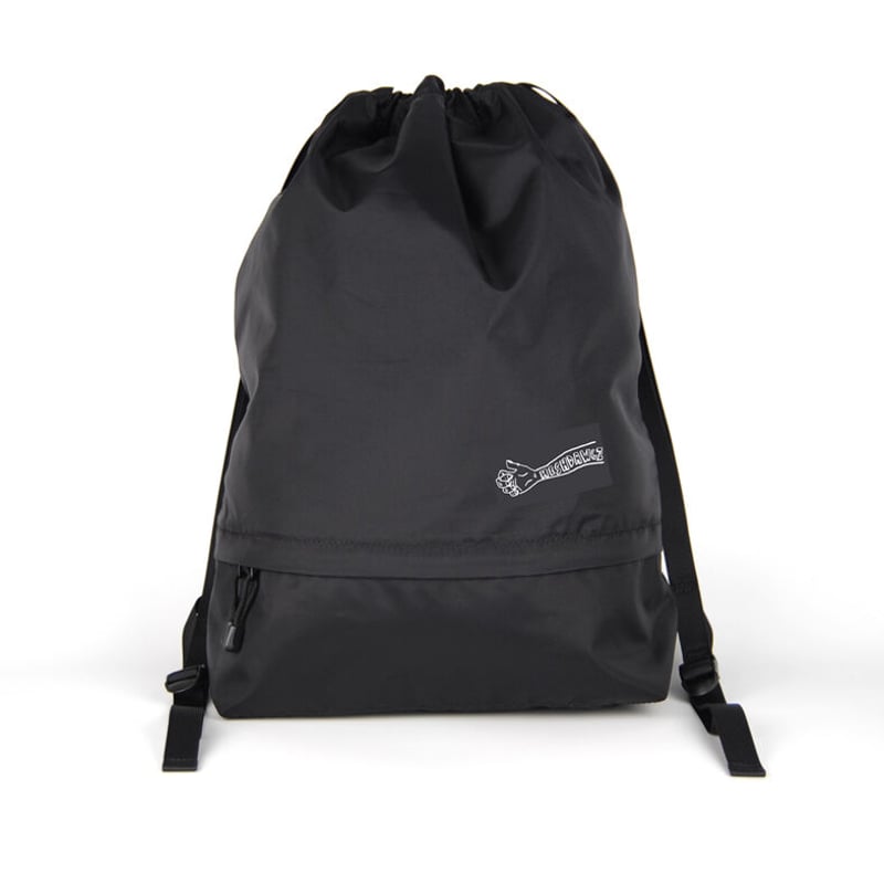HESHDAWGZ ARM LOGO DRAWSTRING BAG | HESHDAWGZ HESHDAWGZ ARM LOGO DRAWSTRING BAG | HESHDAWGZ