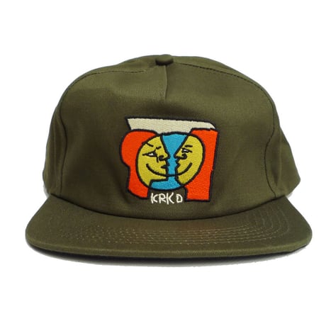 KROOKED MOON SMILE SNAPBACK CAP