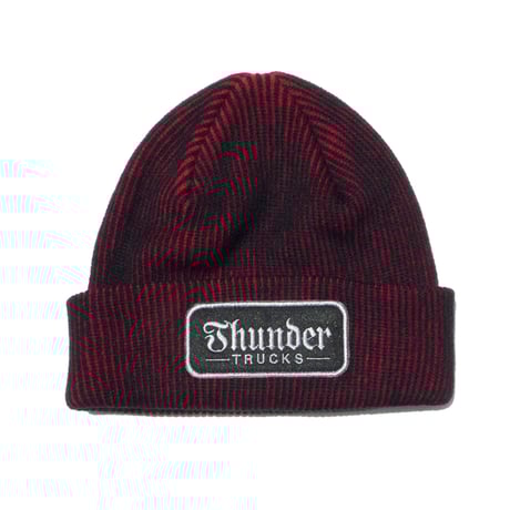 THUNDER SCRIPT PATCH CUFF BEANIE